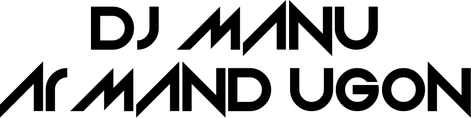 Logo negro DJ Manu Armand Ugón